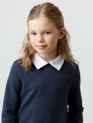 Платье для девочки, артикул: К 5934, цвет: синий