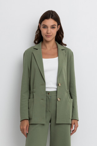 Жакеты, куртки женские для мам, артикул: ЕВТ 3218, цвет: хаки