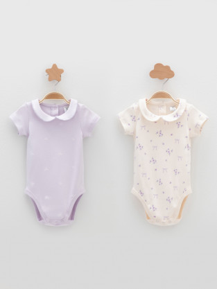 Боди для новорожденных, артикул: К 6540-2уп, цвет: фиолетовый