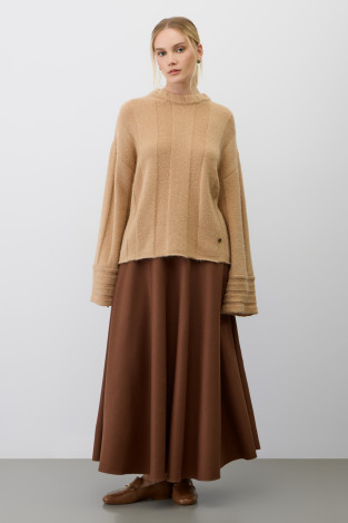 Джемперы женские для мам, артикул: ЕВ 30264/ш, цвет: бежевый