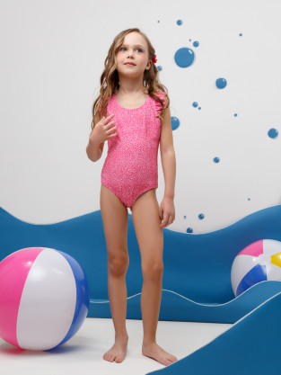 Купальник для девочки, артикул: ТК 16024/1н ФВ, цвет: светло-розовый