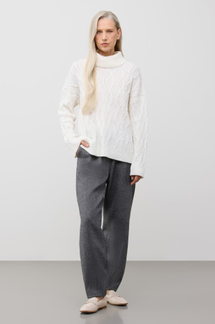 Джемперы женские для мам, артикул: ЕВ 30234/ш, цвет: белый