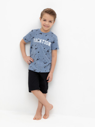 Пижама для мальчика, артикул: К 1644, цвет: голубой