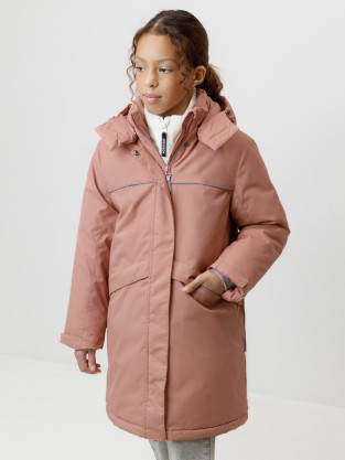 Куртка для девочки, артикул: ВК 38118/1 ГР, цвет: розовый