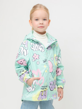 Куртка для девочки, артикул: ВК 32177/н/2 Ал, цвет: зеленый