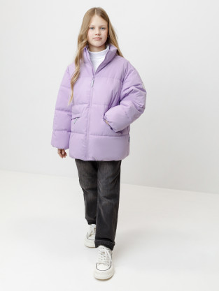 Куртка для девочки, артикул: ВК 32193/1 ГР, цвет: фиолетовый