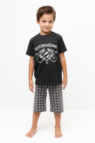 Пижама для мальчика, артикул: К 1528, цвет: черный3
