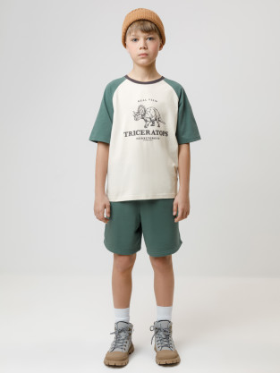 Шорты для мальчика, артикул: КР 400862, цвет: зеленый