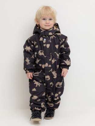 Комбинезоны утепленные для мальчика, артикул: ВК 60085/н/65 Ал, цвет: темно-серый