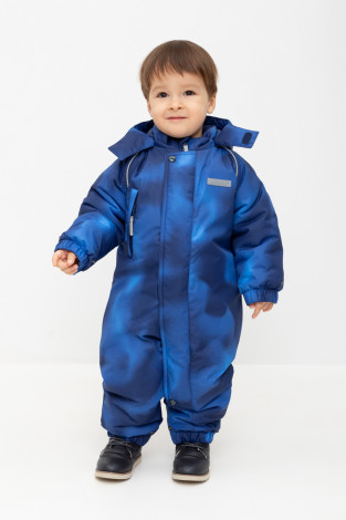 Комбинезоны утепленные для мальчика, артикул: ВК 60032/н/40 Ал, цвет: темно-синий