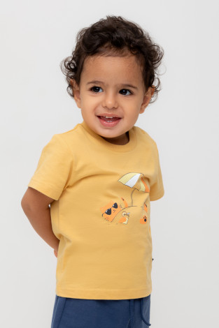 Футболка для мальчика, артикул: КР 302749, цвет: желтый