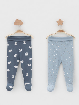 Ползунки для новорожденных, артикул: К 400220-2уп, цвет: синий