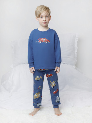 Пижама для мальчика, артикул: К 1567, цвет: ярко-синий