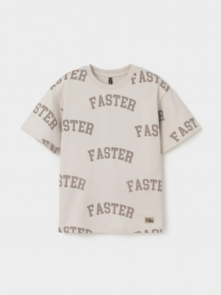 Футболка для мальчика, артикул: КР 302542-1, цвет: бежевый