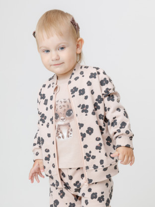 Жакет для девочки, артикул: КР 302859, цвет: бежевый