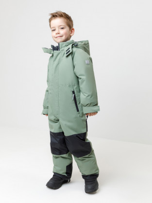 Комбинезоны утепленные для мальчика, артикул: ВК 60128/4 УЗГ, цвет: хаки