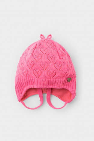 Шапка для девочки, артикул: КВ 20341, цвет: розовый