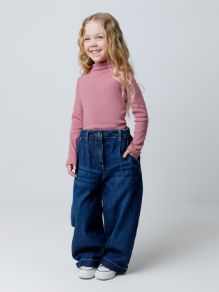 Водолазки для девочки, артикул: КР 302674, цвет: розовый