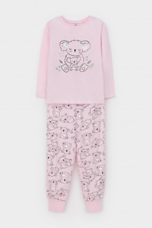 Пижама для девочки, артикул: К 1606, цвет: светло-розовый