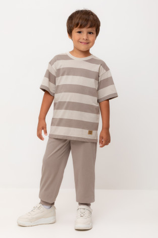 Брюки для мальчика, артикул: КР 400633-1, цвет: коричневый