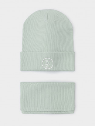 Шапка для девочки, артикул: К 8149/25, цвет: голубой