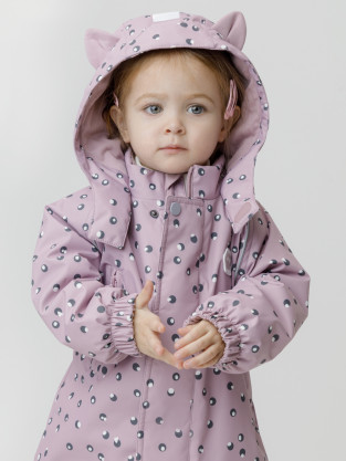 Комбинезоны утепленные для девочки, артикул: ВК 60138/н/3 УЗГ, цвет: розовый