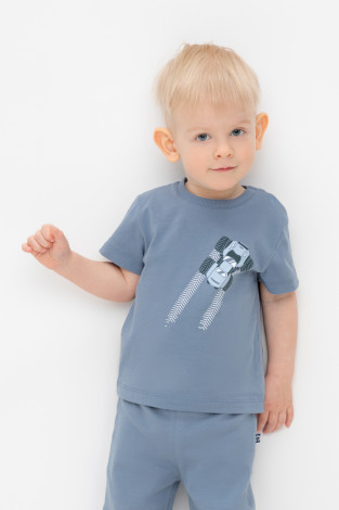 Футболка для мальчика, артикул: КР 302608, цвет: голубой