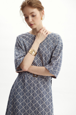 Платья женские для мам, артикул: ЕВТ 5072, цвет: бежевый