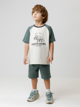 Шорты для мальчика, артикул: КР 400860, цвет: зеленый