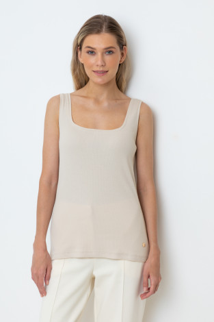 Майки женские для мам, артикул: ЕВТ 3060/24, цвет: бежевый