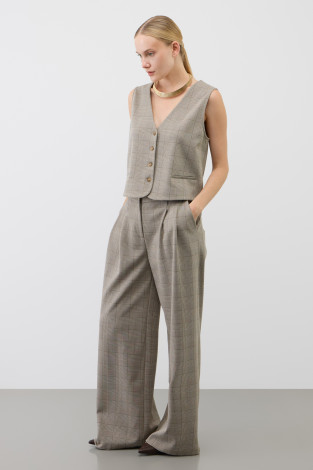 Жилеты женские для мам, артикул: ЕВТ 3340, цвет: бежевый