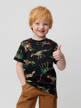 Футболка для мальчика, артикул: КР 301858, цвет: черный3