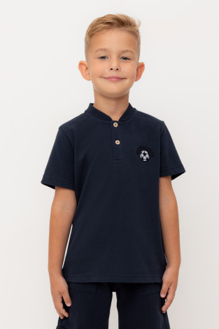 Футболка для мальчика, артикул: КР 302405-1, цвет: темно-синий