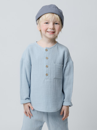 Рубашки, артикул: ТК 33012, цвет: голубой