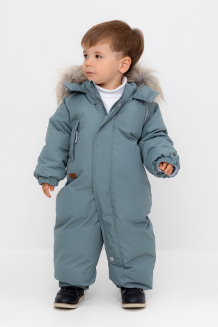Комбинезоны утепленные для мальчика, артикул: ВК 60106/4 УЗГ, цвет: зеленый