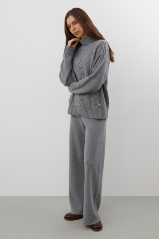 Джемперы женские для мам, артикул: ЕВ 30294/ш, цвет: серый
