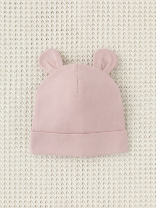 Шапочка ясельная для новорожденных, артикул: К 8093, цвет: розовый