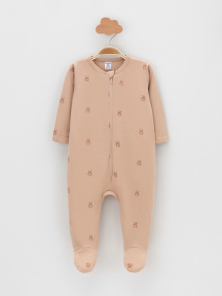 Комбинезон для новорожденных, артикул: К 6192, цвет: бежевый