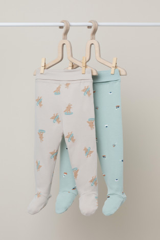 Ползунки для новорожденных, артикул: К 400220-2уп, цвет: голубой