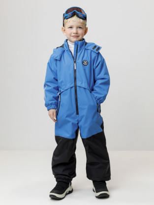 Комбинезоны утепленные для мальчика, артикул: ВК 60126/2 УЗГ, цвет: голубой