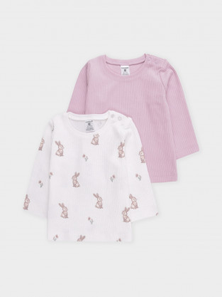 Джемпер для новорожденных, артикул: К 302520-2уп, цвет: розовый