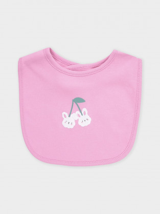 Нагрудник для новорожденных, артикул: К 8526, цвет: светло-розовый