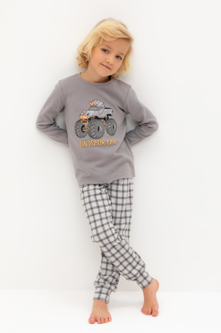 Пижама для мальчика, артикул: К 1541, цвет: серый