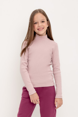 Водолазки для девочки, артикул: КР 302180, цвет: розовый