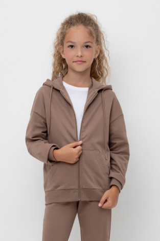 Жакеты, куртки, артикул: К 302139, цвет: коричневый