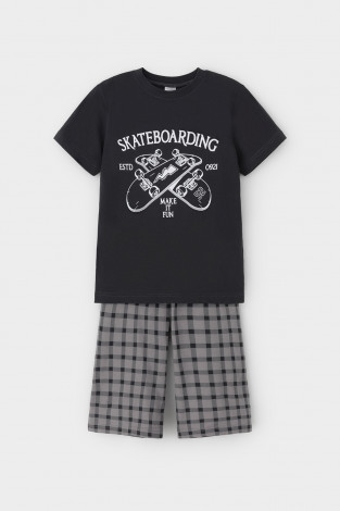 Пижама для мальчика, артикул: К 1528-1, цвет: черный3