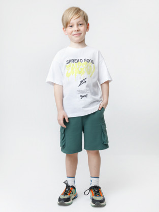 Шорты для мальчика, артикул: КР 400910, цвет: зеленый