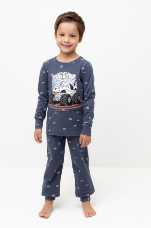 Пижама для мальчика, артикул: К 1621, цвет: серый
