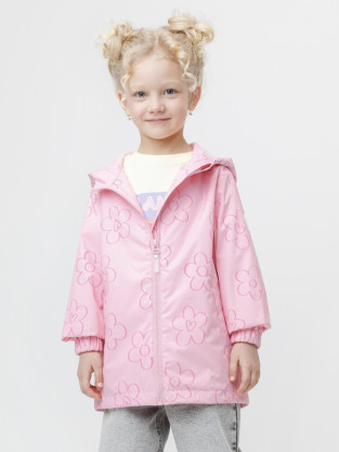 Куртка для девочки, артикул: ВК 32144/н/11 Ал, цвет: светло-розовый