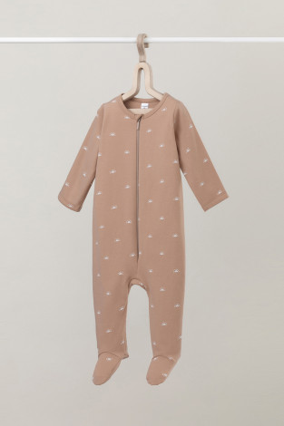 Комбинезон для новорожденных, артикул: К 6192, цвет: бежевый